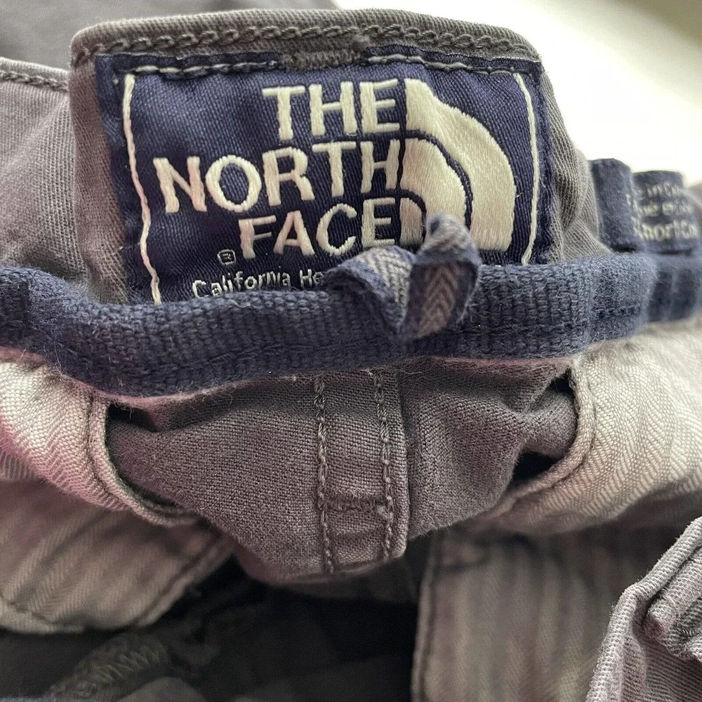 The North Face Mens Size 38 Short‎ Solid Grey Straight Leg Utility Pants